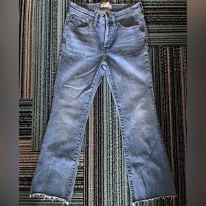 Madewell mid rise kick out womens jeans size: 27